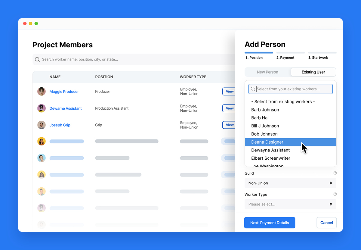 An integrated crew database cuts onboarding back-and-forth to a bare minimum.
